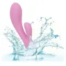 Calexotics Contour Zoie rose double masseur flexible en silicone liquide étanche