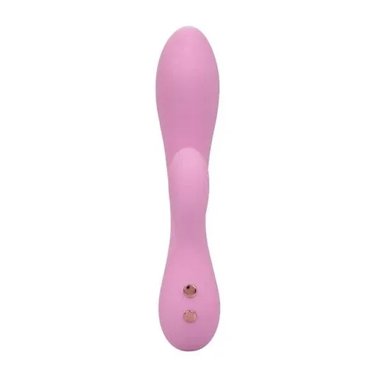 Calexotics Contour Zoie rose double masseur flexible en silicone liquide étanche