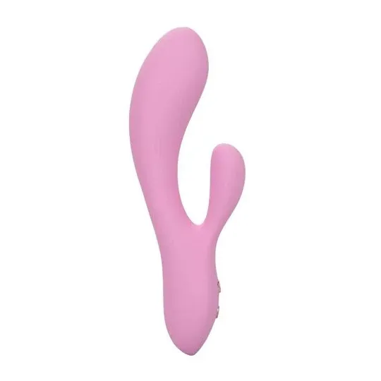 Calexotics Contour Zoie rose double masseur flexible en silicone liquide étanche