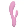 Calexotics Contour Zoie rose double masseur flexible en silicone liquide étanche