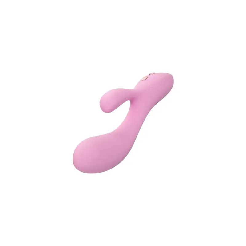 Calexotics Contour Zoie rose double masseur flexible en silicone liquide étanche