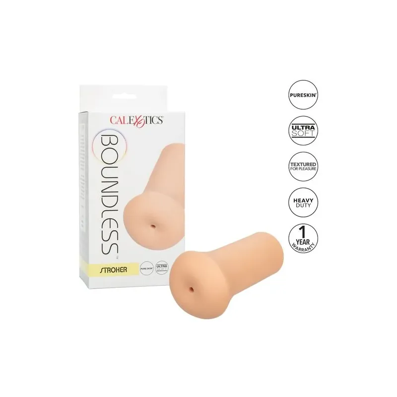 Masturbatore maschile CALEXOTICS Coupeur Sans Limites Léger in TPE, camera multi-tessitura, aspirazione, leggero