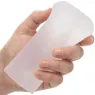 Masturbador transparente CALEXOTICS de material Pure Skin con cavidad texturizada y succión para estimulación masculina