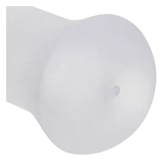 Durchsichtiger Stroker CALEXOTICS aus Pure Skin mit texturierter Innenkammer und Saugend, für männliche Stimulation