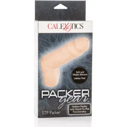 Calexotics Debout Pour Pee Packer, packer in silicone realistico color carne, estensione discreta.