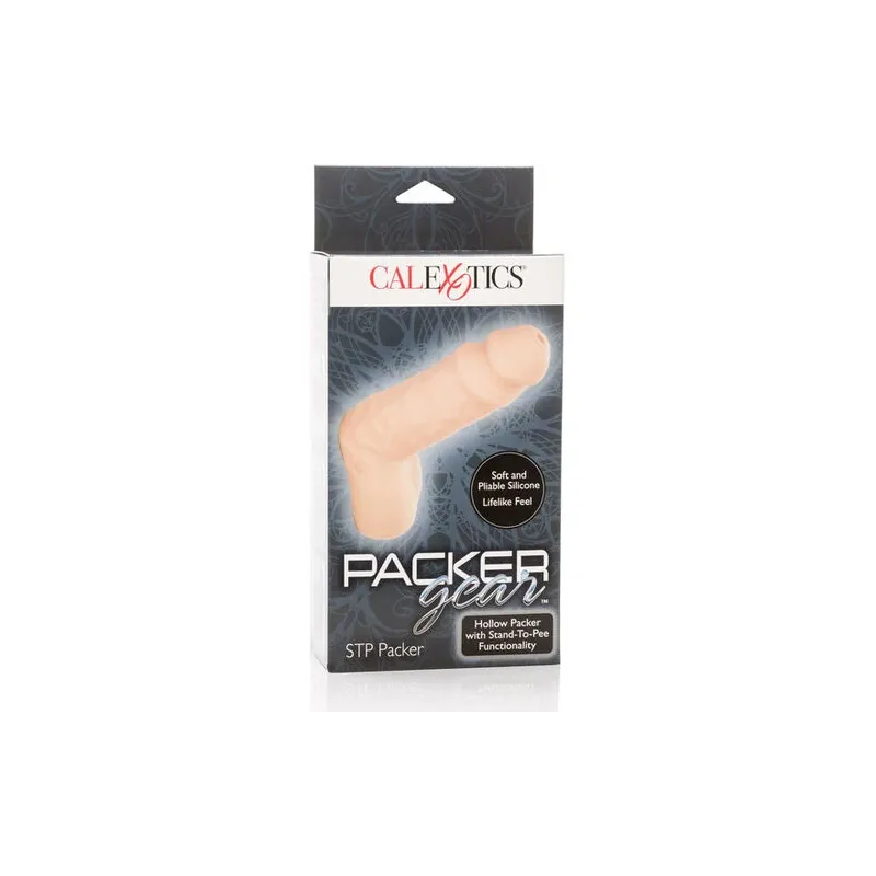 Calexotics Debout Pour Pee Packer, packer in silicone realistico color carne, estensione discreta.