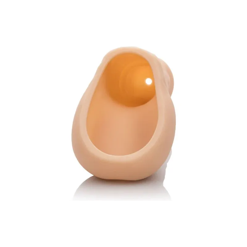 Calexotics Debout Pour Pee Packer, packer in silicone realistico color carne, estensione discreta.