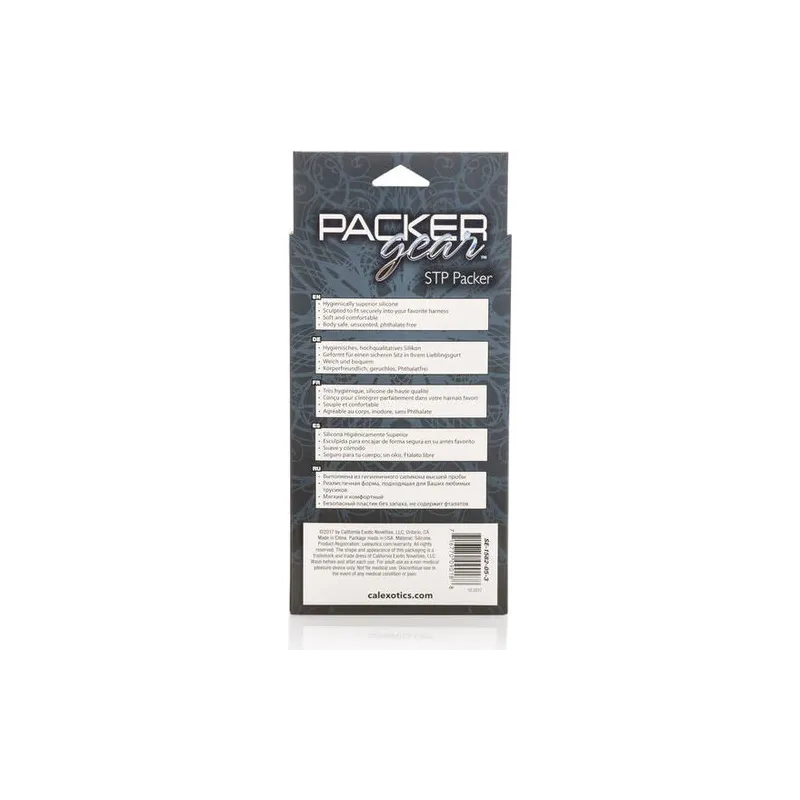 Calexotics Debout Pour Pee Packer, packer in silicone realistico color carne, estensione discreta.