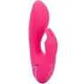 Vibratore coniglio ricaricabile CALEXOTICS in silicone fucsia – doppia stimolazione interna ed esterna