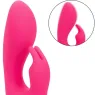 Wiederaufladbarer Kaninchenvibrator CALEXOTICS aus Silikon in Fuchsia – doppelte Stimulation